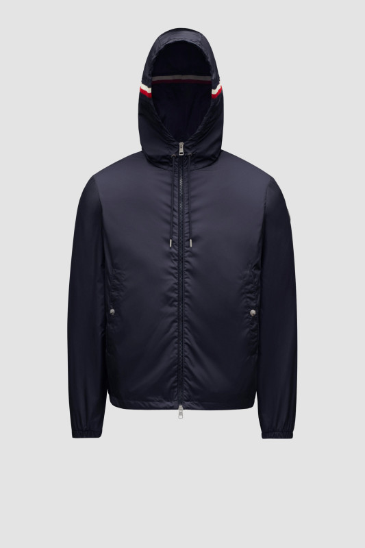 DARK BLUE GRIMPEURS HOODED JACKET