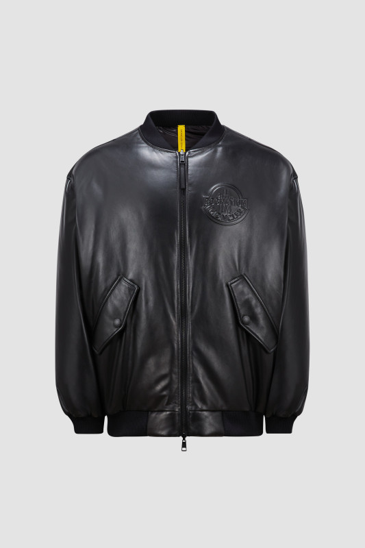 BLACK CASSIOPEIA REVERSIBLE DOWN BOMBER JACKET