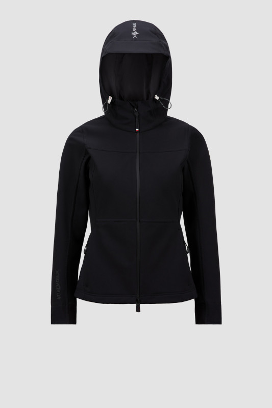 BLACK ZUMELES HOODED SHELL JACKET