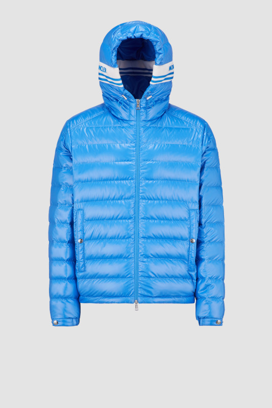 LIGHT BLUE CORNOUR SHORT DOWN JACKET