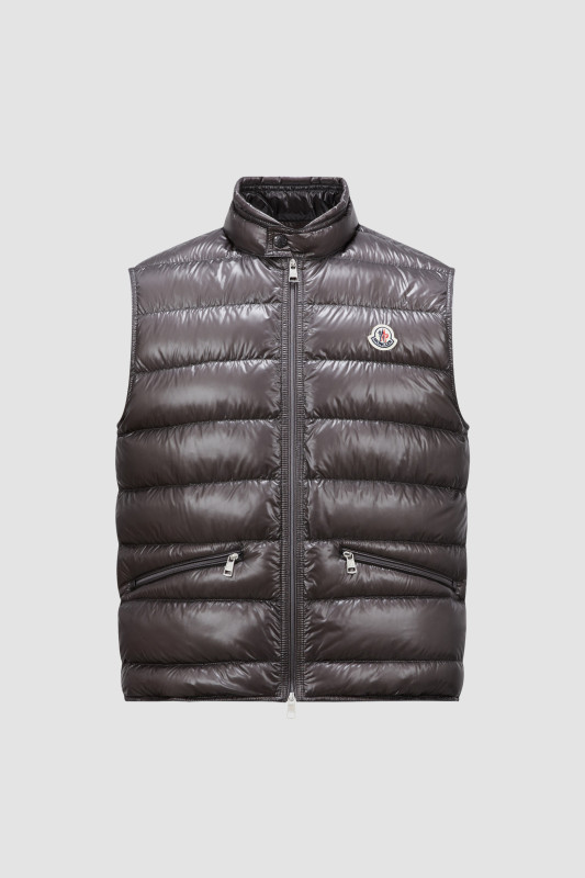 DARK GREY GUI DOWN VEST