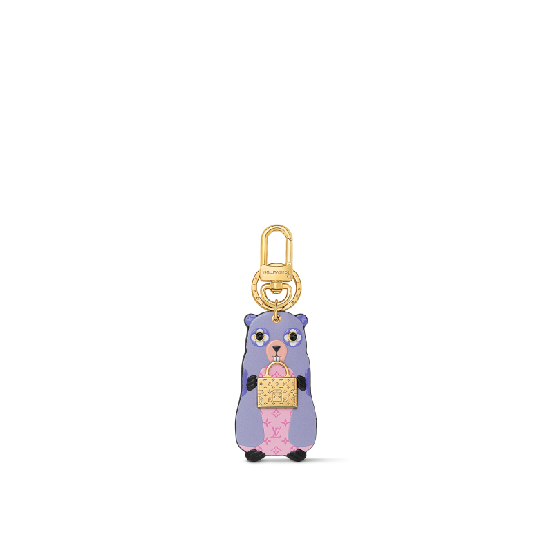 LV Marmott Keyring And Bag Charm