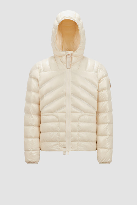 WHITE CHIWEN SHORT DOWN JACKET