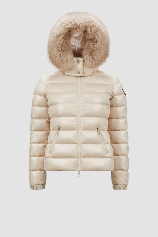 LIGHT BEIGE Badyf Short Down Jacket