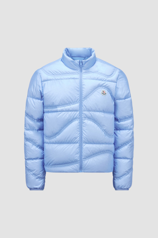 LIGHT BLUE TAYRONA SHORT DOWN JACKET