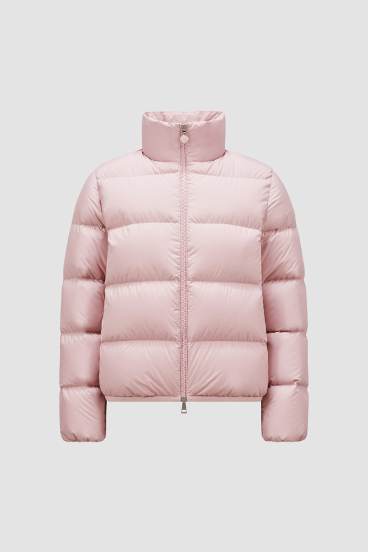 LIGHT PINK ABBADIA SHORT DOWN JACKET