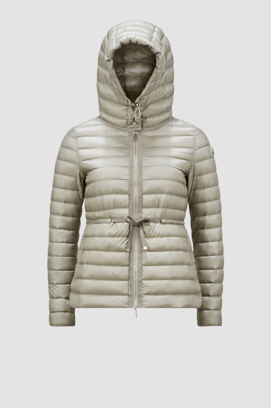 LIGHT GREY RAIE SHORT DOWN JACKET