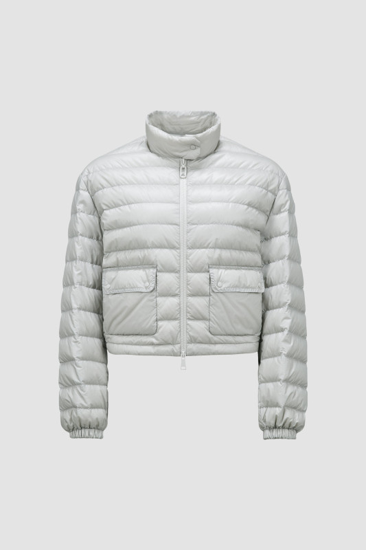 LIGHT GREY MORELANS SHORT DOWN JACKET