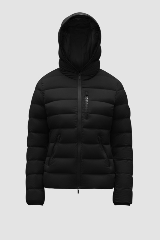 BLACK HERBE SHORT DOWN JACKET