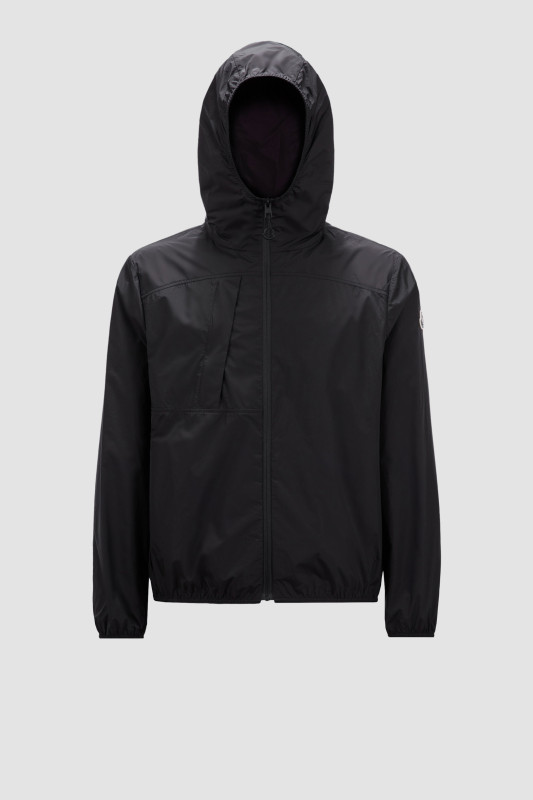 BLACK HAADRIN HOODED JACKET