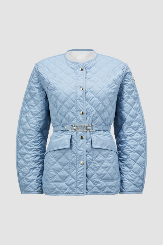 LIGHT BLUE CORINTO SHORT DOWN JACKET