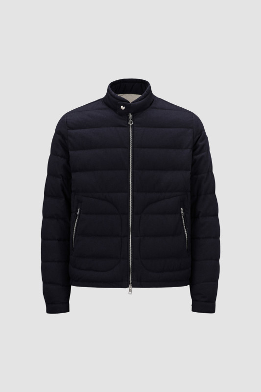 BLUE ACORUS SHORT DOWN JACKET