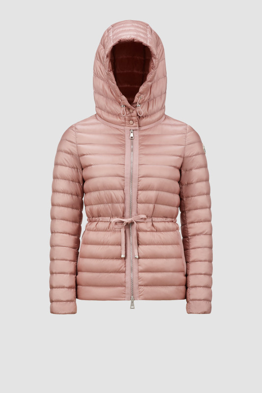 LIGHT PINK RAIE SHORT DOWN JACKET