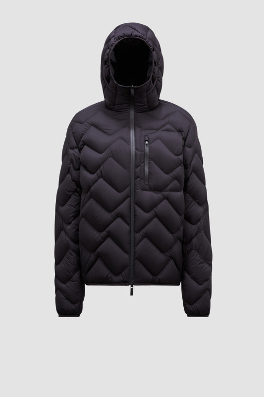 BLACK STELIERE SHORT DOWN JACKET