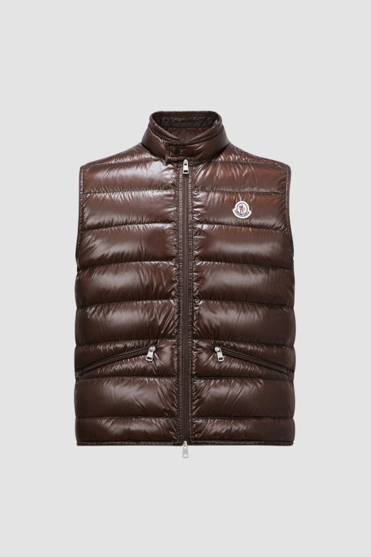 BROWN GUI DOWN VEST