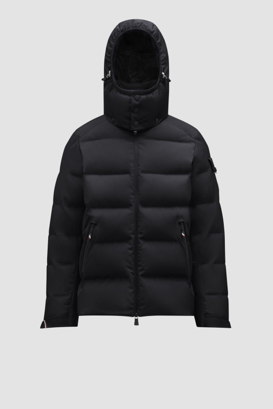 BLACK MONTGETECH SHORT DOWN JACKET