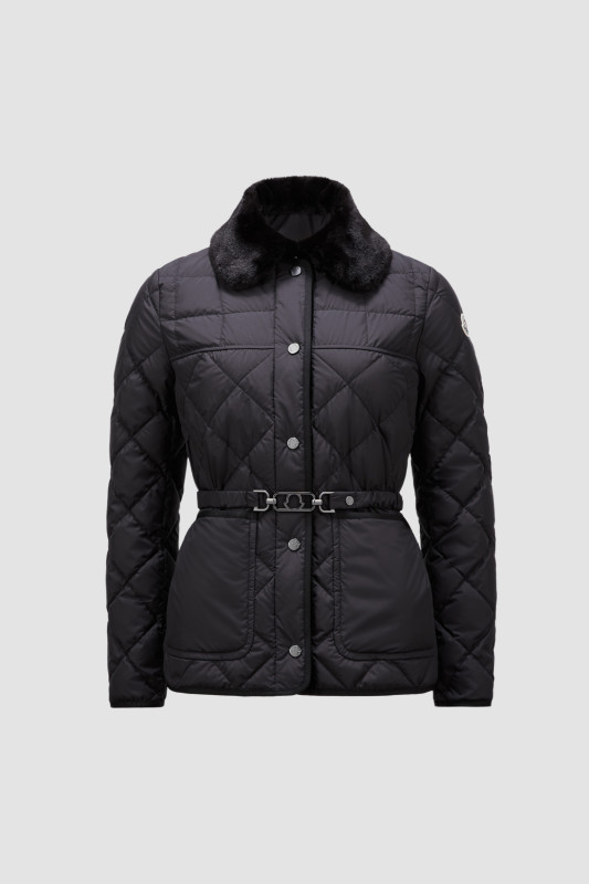 BLACK CYGNE SHORT DOWN JACKET