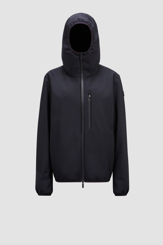 Black LAUSFER SHORT DOWN JACKET