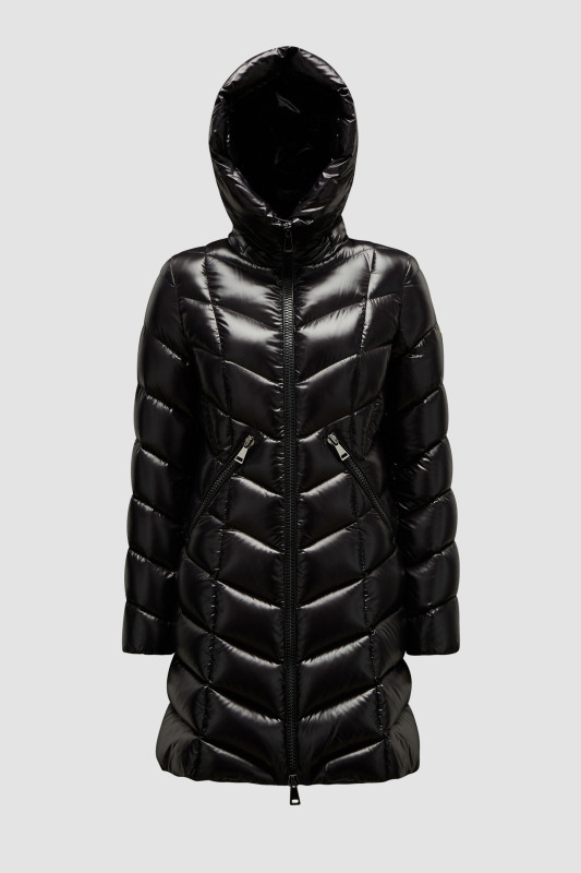 BLACK MARUS LONG DOWN JACKET