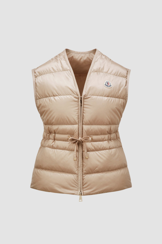 BEIGE NAI DOWN VEST