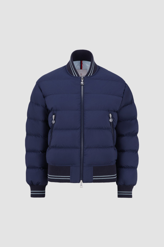 NIGHT BLUE ARGO DOWN BOMBER JACKET