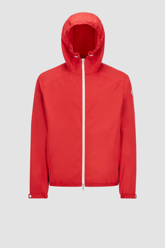 RED CLAPIER HOODED JACKET