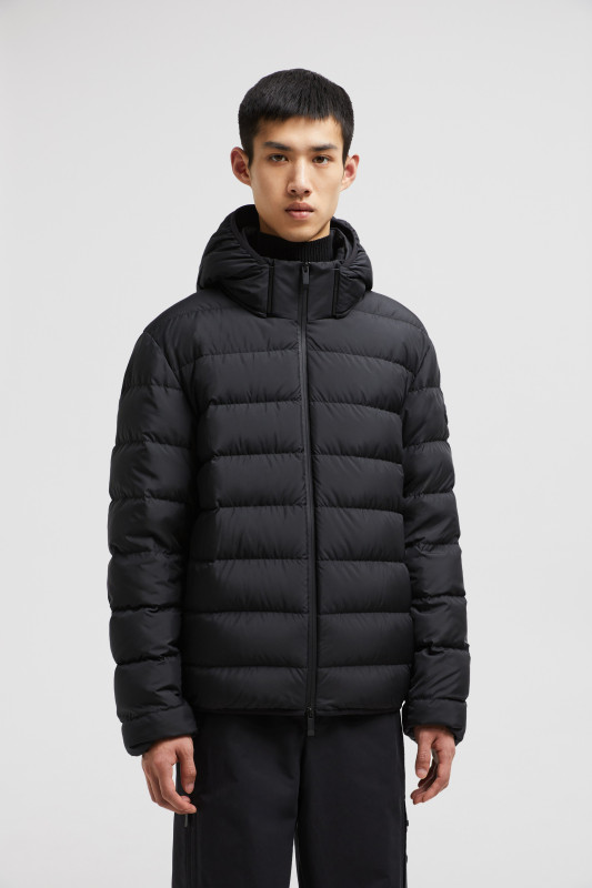 BLACK JELUZ SHORT DOWN JACKET