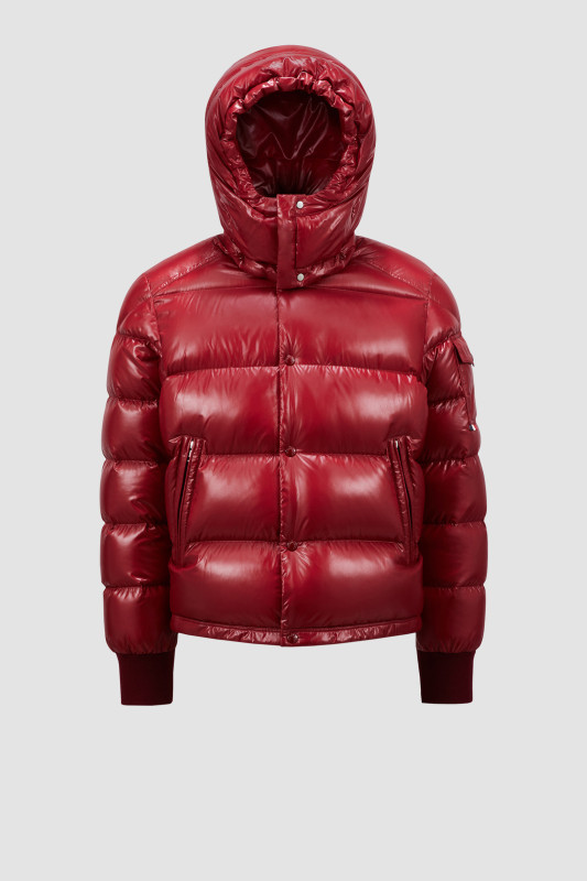 DARK RED MALJASSET SHORT DOWN JACKET