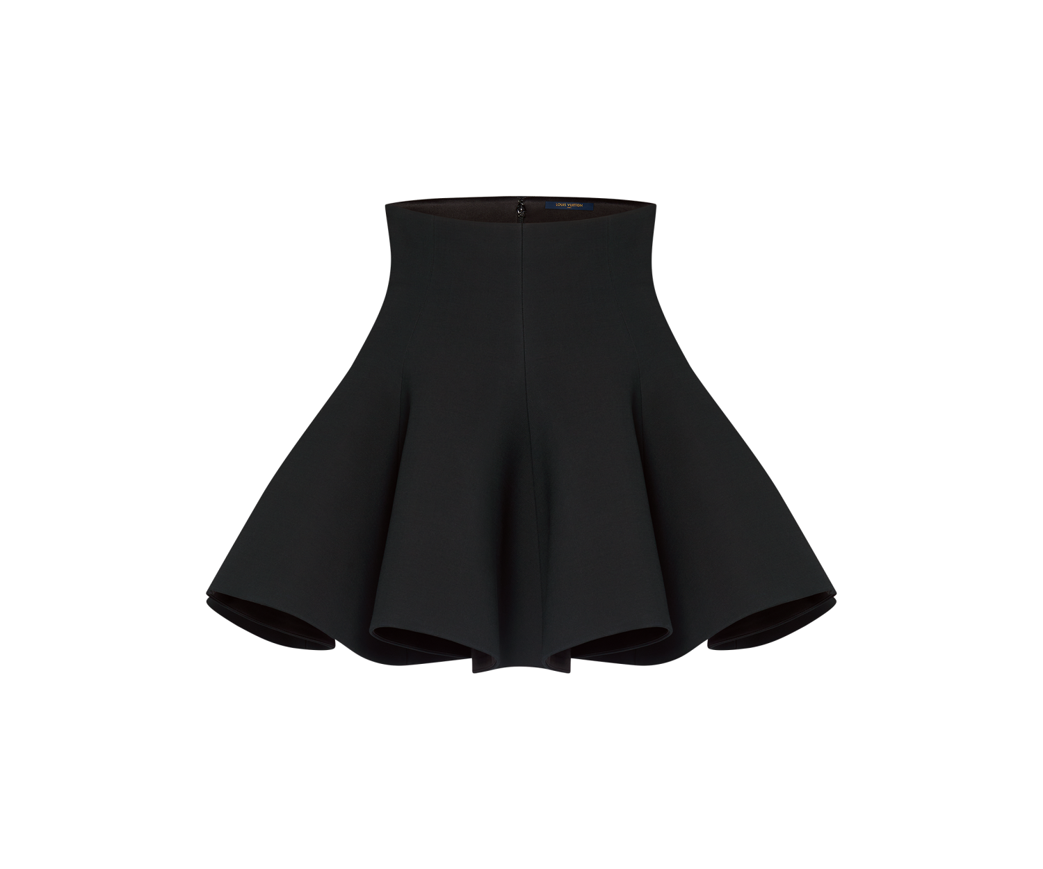 Wool-Silk Pleated Circle Skirt