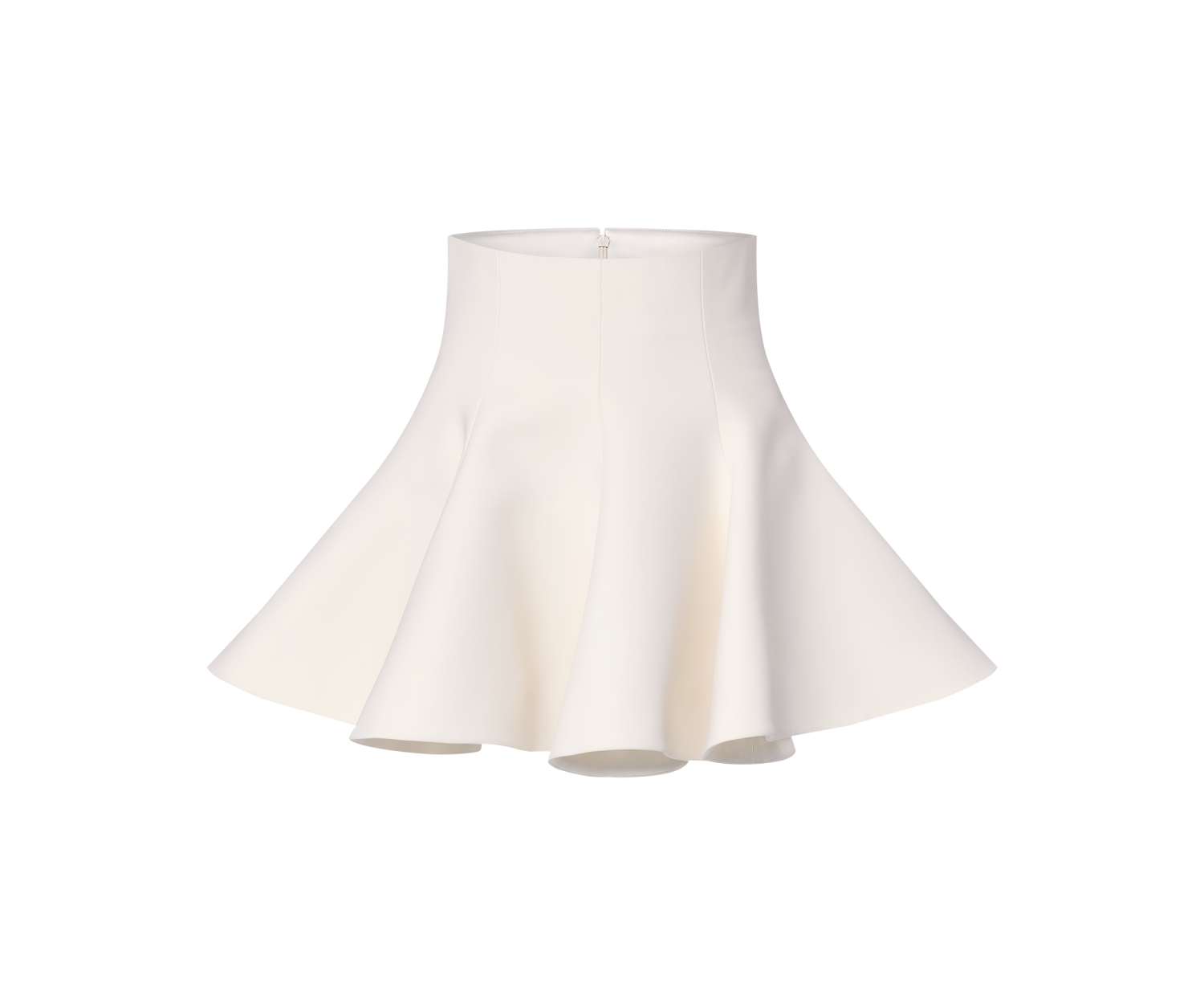 Wool-Silk Pleated Circle Skirt