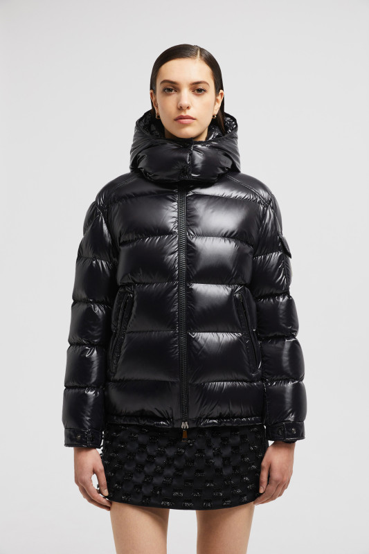 BLACK MAIRE SHORT DOWN JACKET