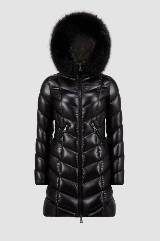 BLACK FULMARUS LONG DOWN JACKET