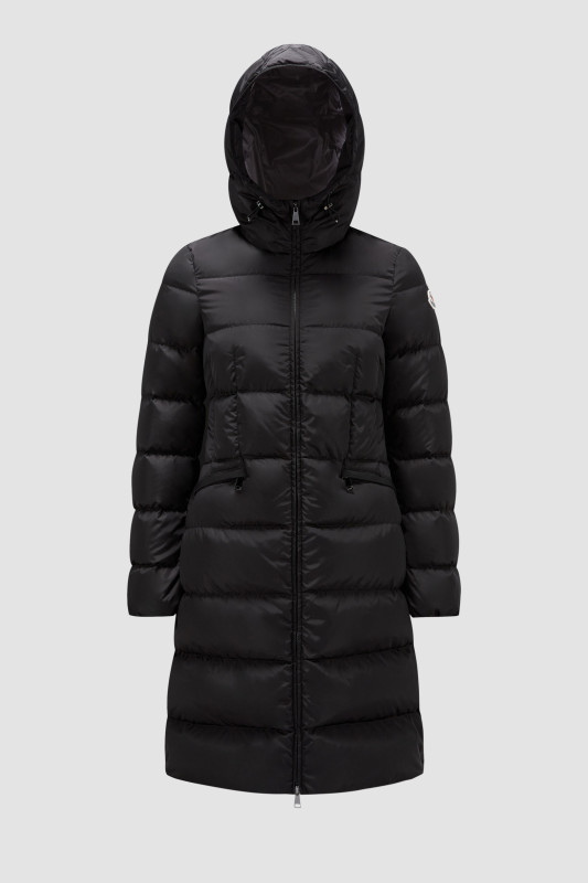 BLACK AVOCETTE LONG DOWN JACKET