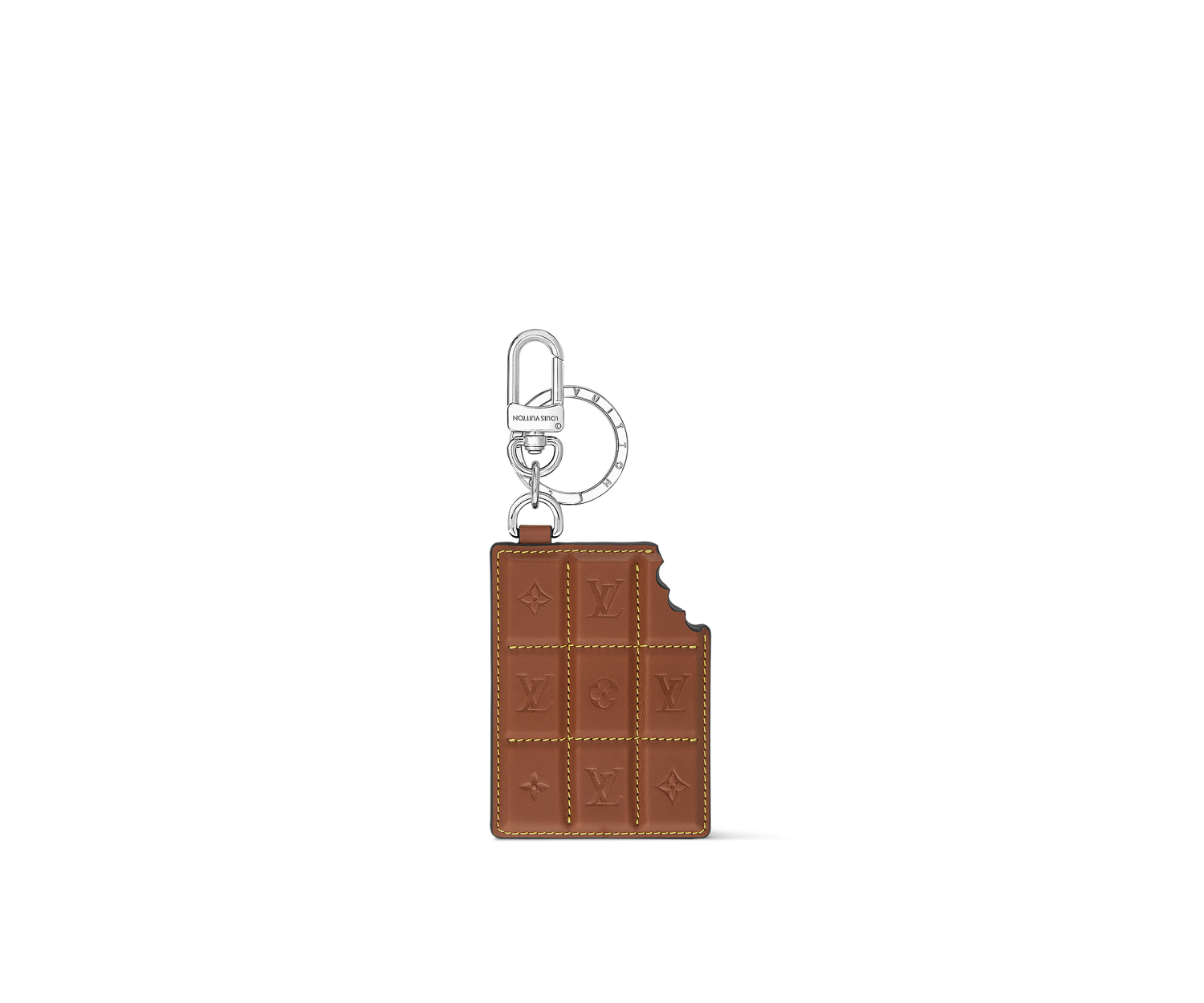 LV Chocolate Bar Figurine Key Holder And Bag Charm