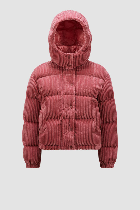 DUSTY PINK Daos Corduroy Down Jacket