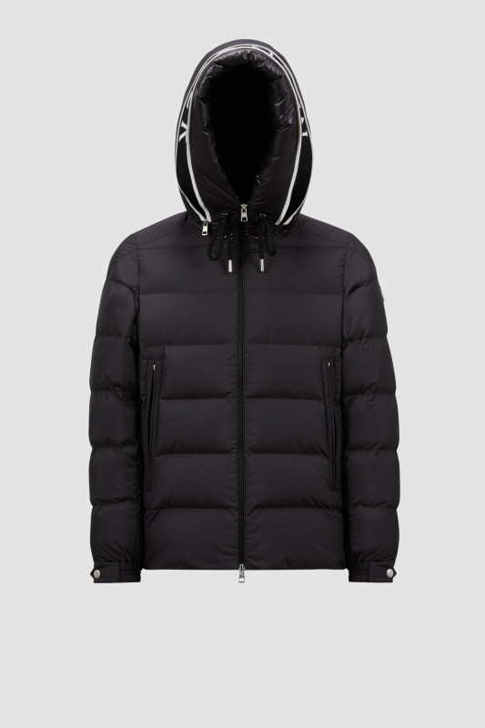 BLACK CARDERE SHORT DOWN JACKET