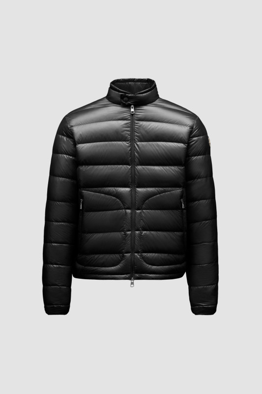 BLACK ACORUS SHORT DOWN JACKET