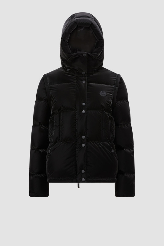 BLACK ALLYMES 2-IN-1 DOWN JACKET