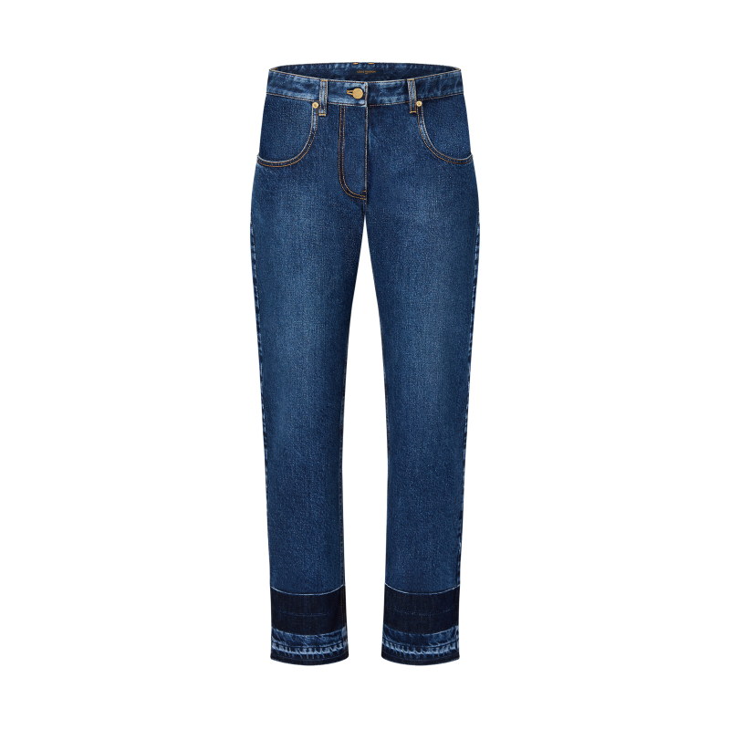 Washed Raw Denim Jeans