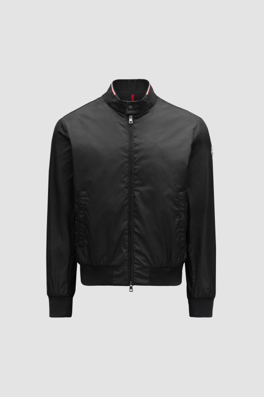 BLACK REPPE RAIN JACKET