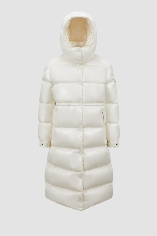 WHITE CAVETTAZ LONG DOWN JACKET