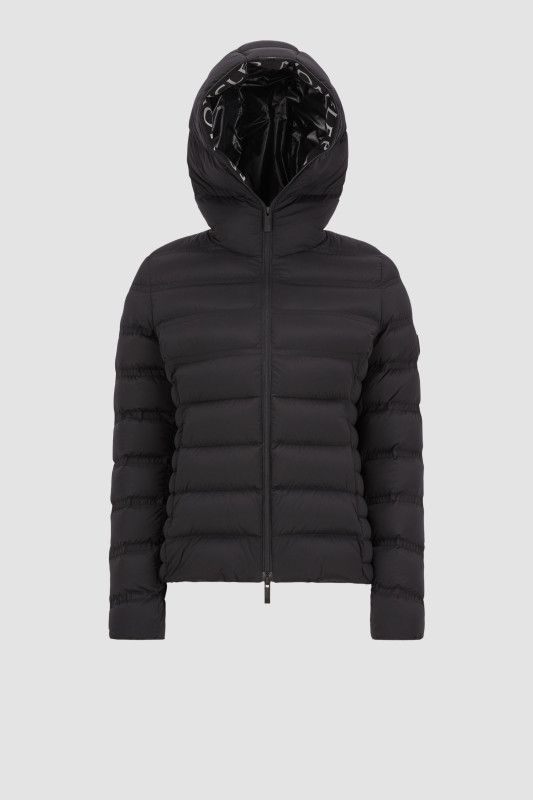 BLACK ALETE SHORT DOWN JACKET