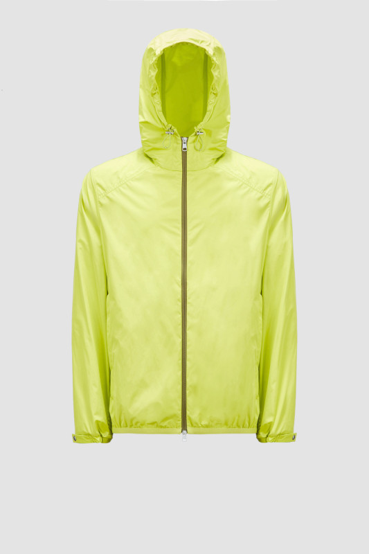 YELLOW LIME CLAPIER HOODED JACKET