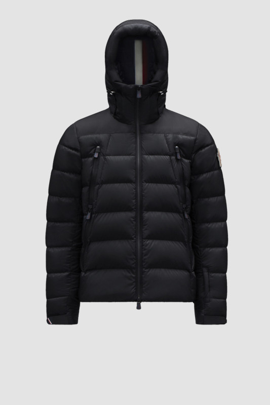 BLACK CAMURAC SHORT DOWN JACKET