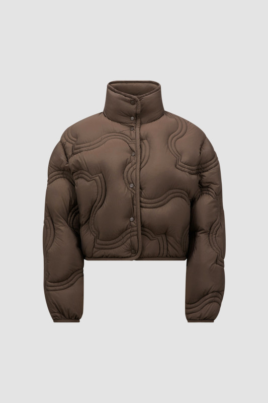 BROWN Beryl Short Down Jacket