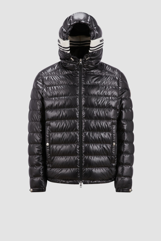 BLACK CORNOUR SHORT DOWN JACKET