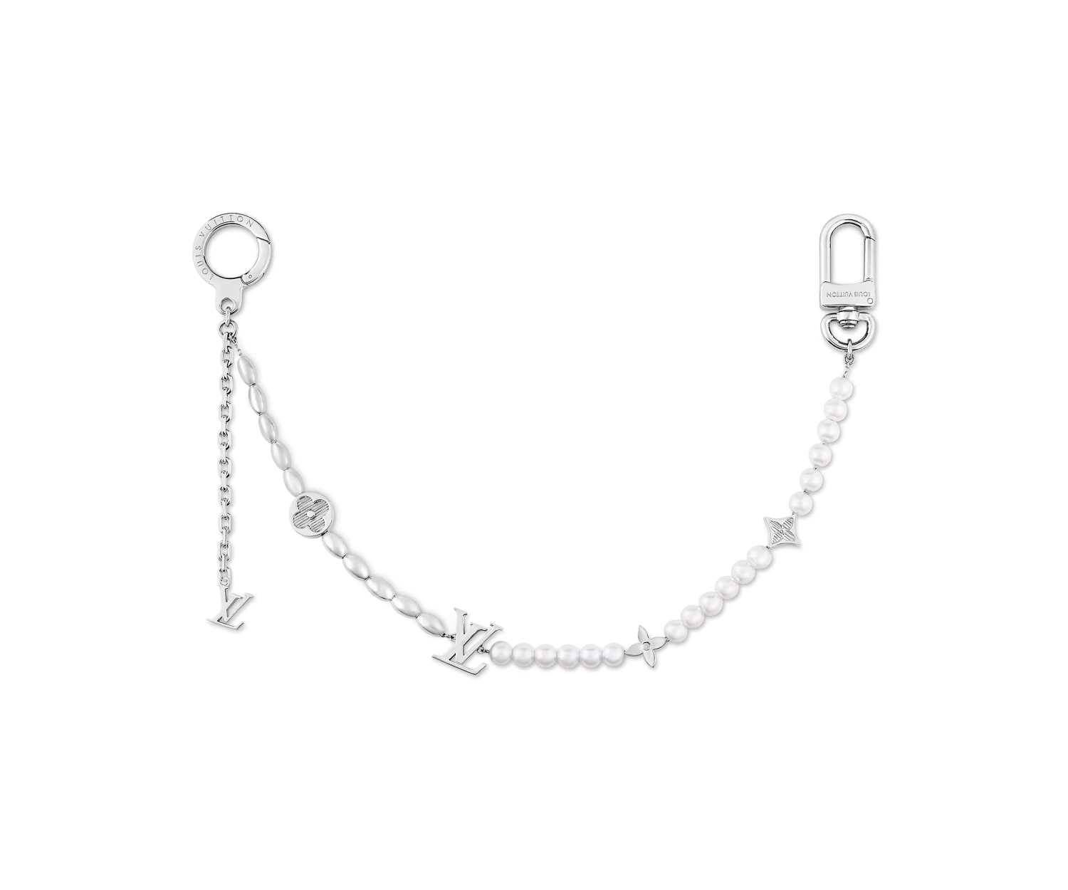 Pearls Fusion Belt Chain and Bag Charm