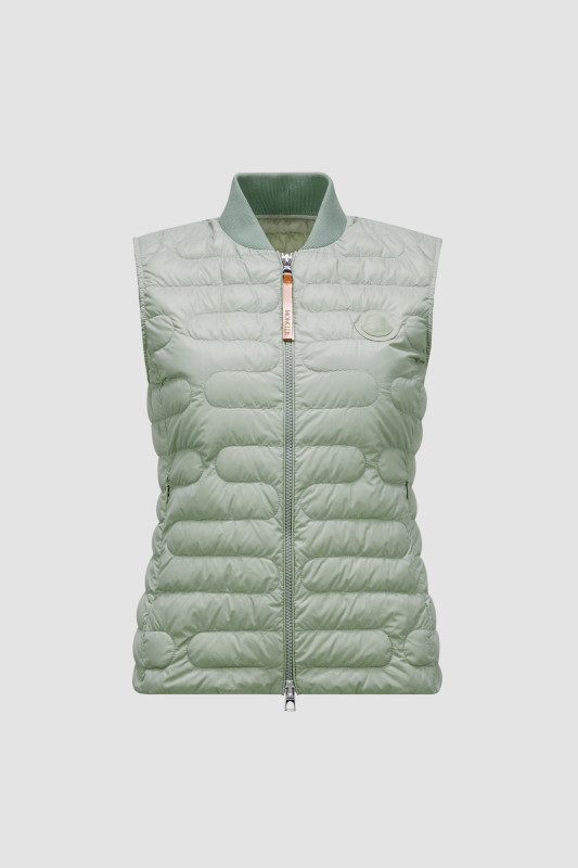 PALE GREEN PERILLE DOWN VEST