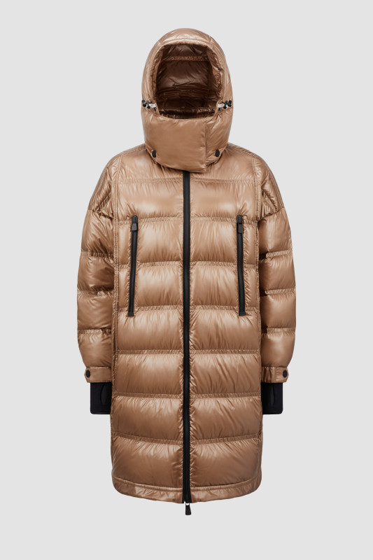 BEIGE Rochelairs Long Down Jacket