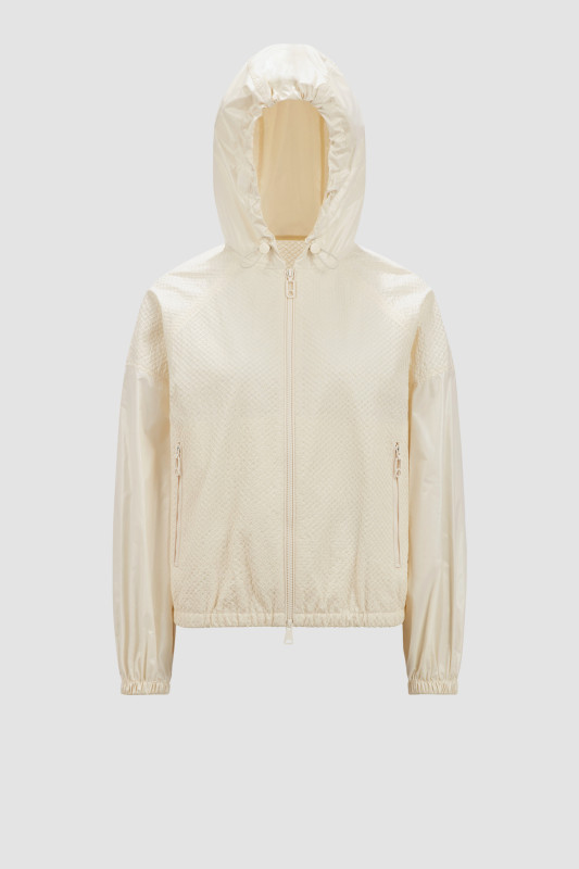 WHITE EDIPO HOODED JACKET